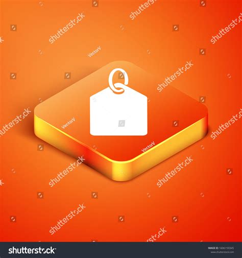 Isometric Blank Label Template Price Tag Stock Illustration 1606159345 | Shutterstock