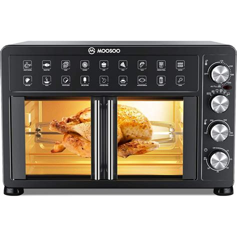 MOOSOO Large Air Fryer Oven, 30QT Toaster Convection Oven Countertop ...