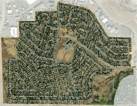 Map of Acres Green CDP