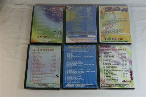 Lot of (6) DVDs The He Tre - Vietnamese Children DVDs Ca Nhac Vui Hoc ...