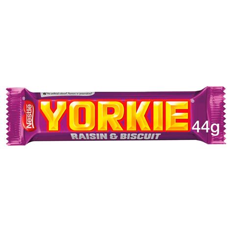 Yorkie Raisin & Biscuit Chocolate Bar 44g | BB Foodservice