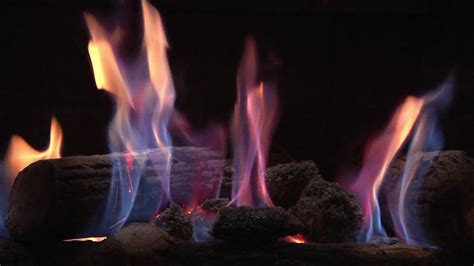 Burning Fireplace with Crackling Fire Sounds - YouTube