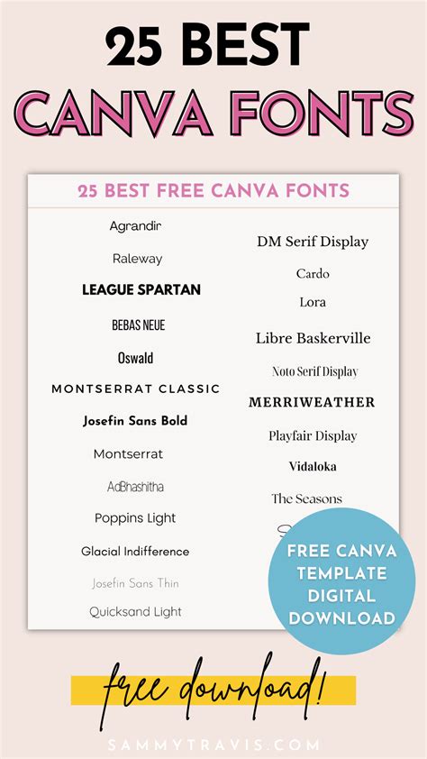 Best Canva Fonts For Instagram | My XXX Hot Girl