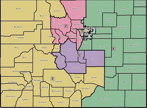 Colorado Counties Political Map – Warehouse of Ideas