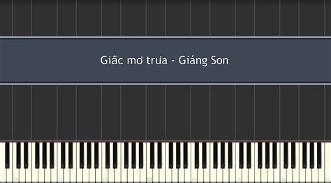 Giấc mơ trưa - (Thùy Chi) Giáng Son (Piano Tutorial) - YouTube