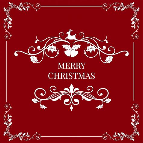 Set of decorative Christmas designs for cards vector | Free stock vector - 494406