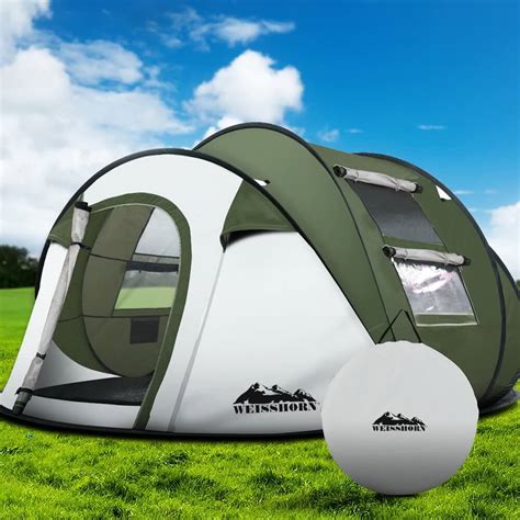 Weisshorn Instant Up Camping Tent 4-5 Person Pop up Tents Family Hiking Beach Dome - Nice n ...