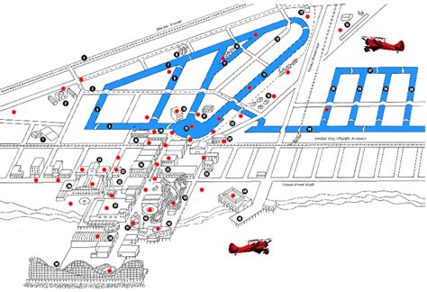 Venice, CA canal system in 1925. | Venice map, Venice canals, Venice canals california