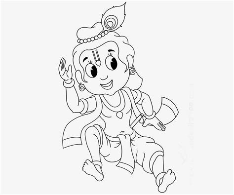 Krishna Line Drawing at GetDrawings | Free download