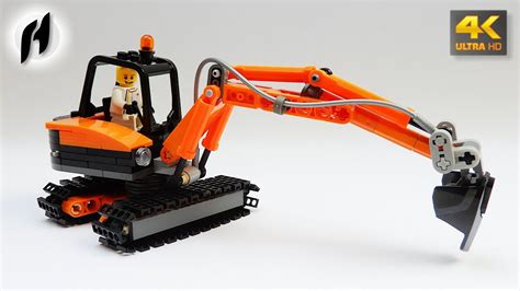 Lego Tracked Excavator (MOC - 4K) - YouTube