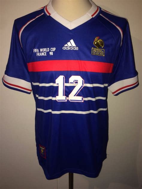 Thierry Henry / France - World Cup 1998 Final France vs Brasil shirt no ...