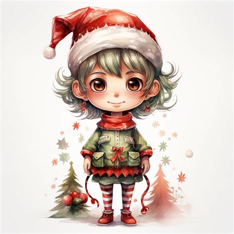 Premium Photo | Anime style illustration of a girl dressed in a ...