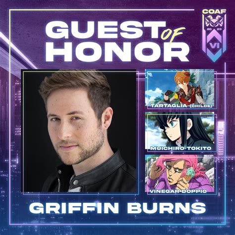 Guest of Honor - Griffin Burns — Colorado Anime Fest