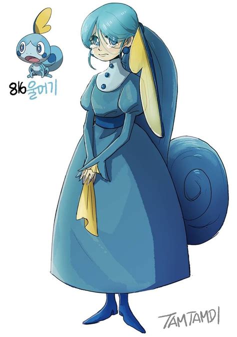 816.Sobble by tamtamdi | Pokemon manga, Pokemon gijinka, Pokemon human form