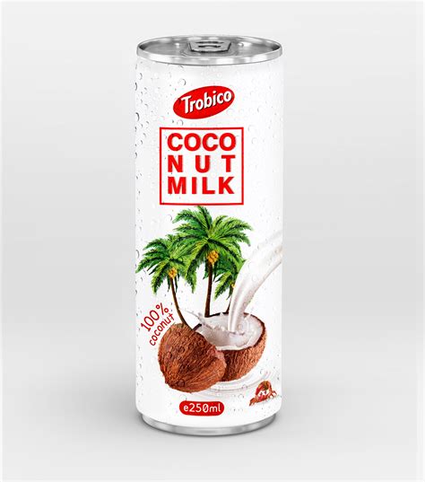 250ml High Quality Natural Coconut Milk Drink - TROBICO | OEM Beverage ...