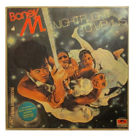 Vinyl clocks: Boney M Nightflight To Venus! Original LP record for sale