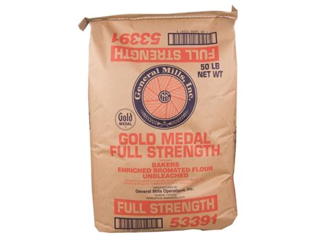 GM Full Strength Unbleached Flour 50lb – The Grain Mill Co-op of Wake Forest