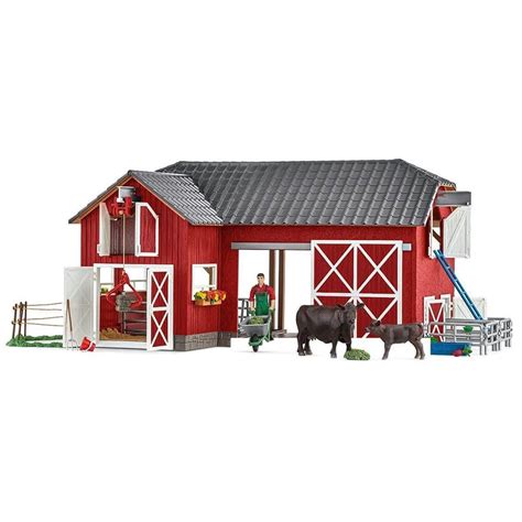 Schleich Farm World Large Farm with Black Angus Playset – Maziply Toys