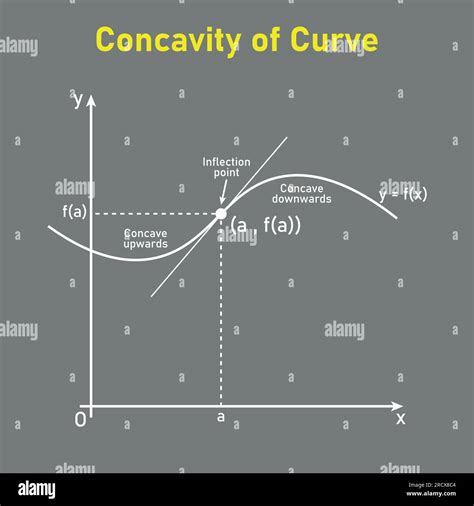 Concavity of curve. Inflection point, concave down and concave up ...