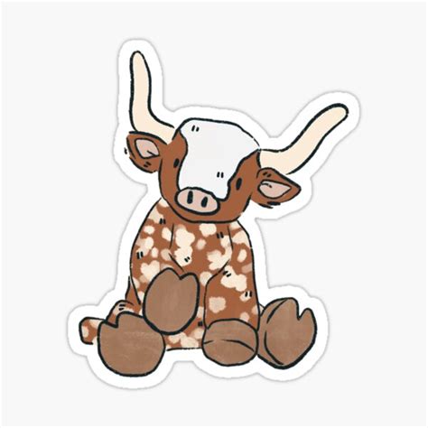 "Texas longhorns" Sticker for Sale by brissadesigns | Redbubble