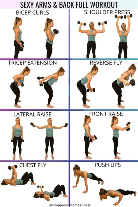 DUMBBELL ARM WORKOUT TO TONE AND STRENGTHEN — Unstoppable Moms Fitness | Workout, Dumbell ...