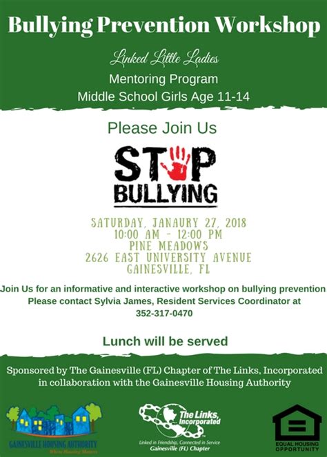 Bullying Prevention | Gainesville Housing Authority