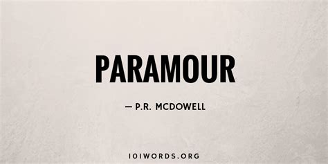 Paramour - 101 Words