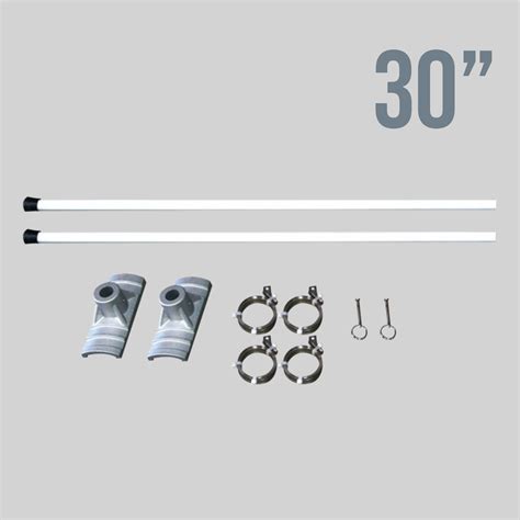 30″ Pole Banner Brackets (Hardware Only) | Jiffy Print