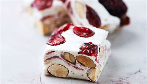 Soft Cranberry & Almond Nougat - Queen Fine Foods