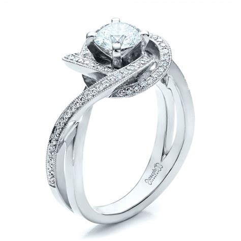 Custom Diamond Engagement Ring #1476