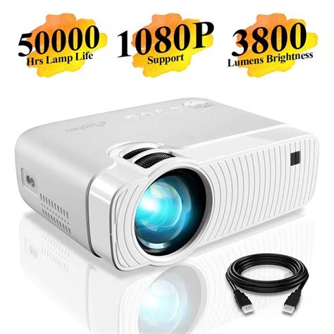 ELEPHAS 3800 Mini Portable Projector Review - Best Reviewer | Portable ...