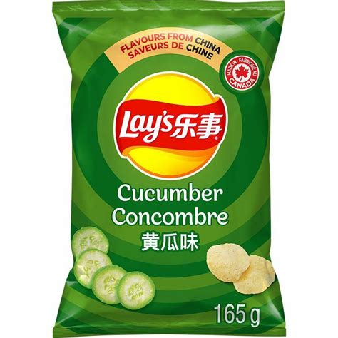 6 Bags of Lays Cucumber Flavor Potato Chips 165g Each- Canada- Free Shipping | eBay