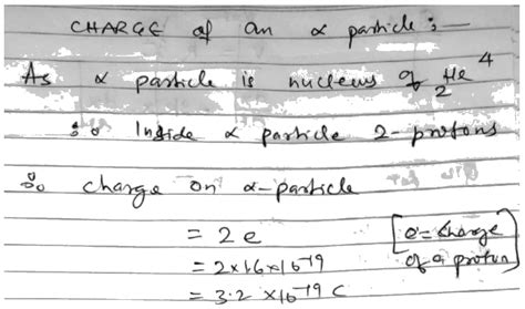 What is charge on alpha particle