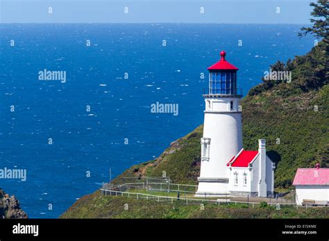 The Heceta Head lighthouse near Florence, Oregon, USA Stock Photo - Alamy