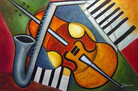 Abstract Music Painting by Our Originals Reproduction | iPaintings.com