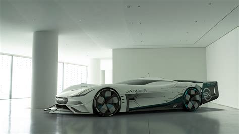 Download Car White Car Concept Car Supercar Vehicle Jaguar Vision Gran ...