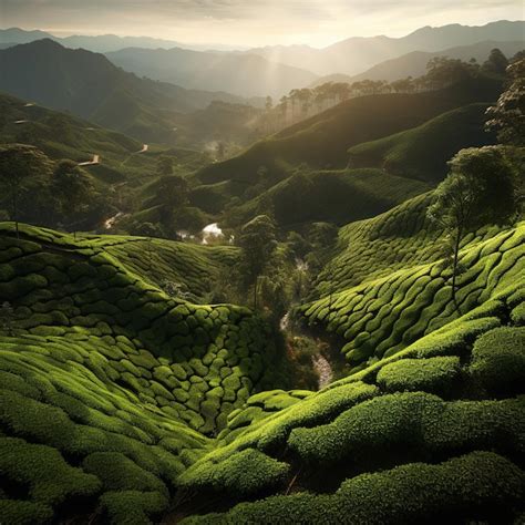 Premium AI Image | rice terraces in china