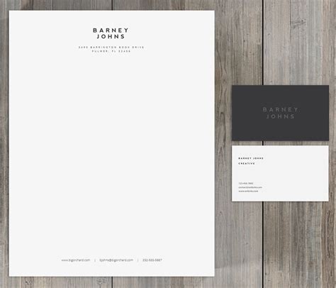 Business Letterhead Template, Modern Corporate Identity, Word, Instant ...