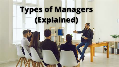 11 Types of Managers in Organization [+Functions] - BokasTutor