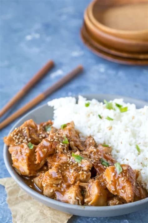 Slow Cooker Sesame Chicken - I Heart Eating