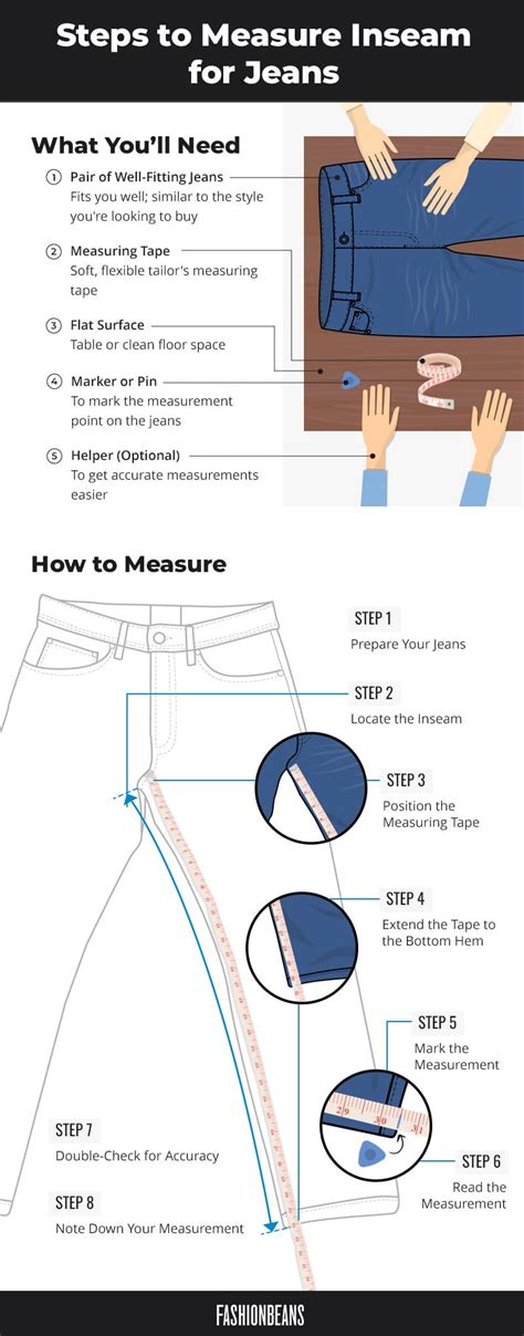 How to Measure Inseam on Jeans: 8 Simple Steps for a Perfect Fit - Epiconi