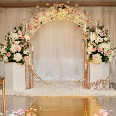 Elegant wedding backdrop arch design | Diy wedding decorations, Diy wedding backdrop, Wedding ...