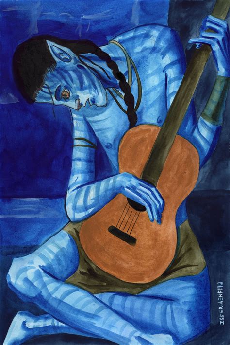 Picasso Blue Guitar Painting at PaintingValley.com | Explore collection ...