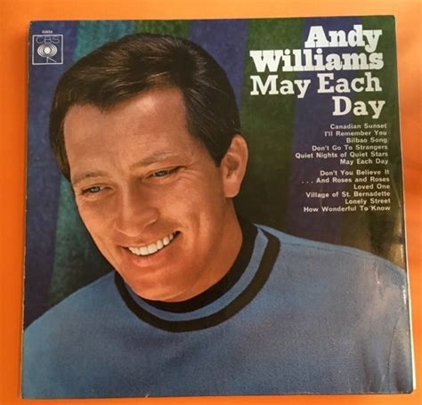 Andy Williams – May Each Day – CBS LP – 1966 – Treasured Records