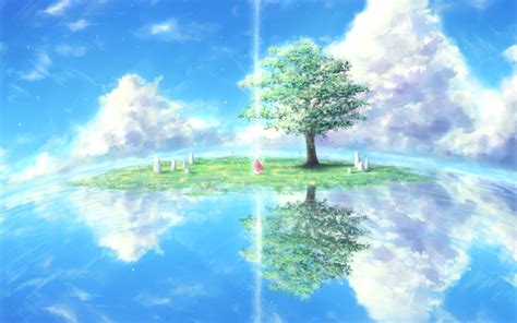 Shelter: Rin's Serene Reflection - HD Wallpaper