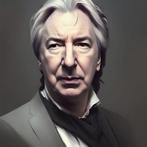 Alan Rickman Tribute : r/nightcafe