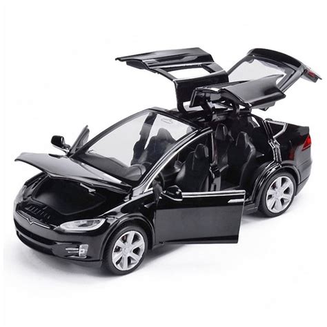 Diecast Toy 1:32 Scale Alloy Cars for Tesla Toy Model SUV Car Sound & Light Toy Kids Toys ...