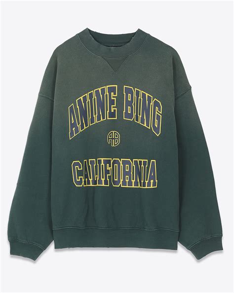 Anine Bing Sweatshirt Jaci California – Vert