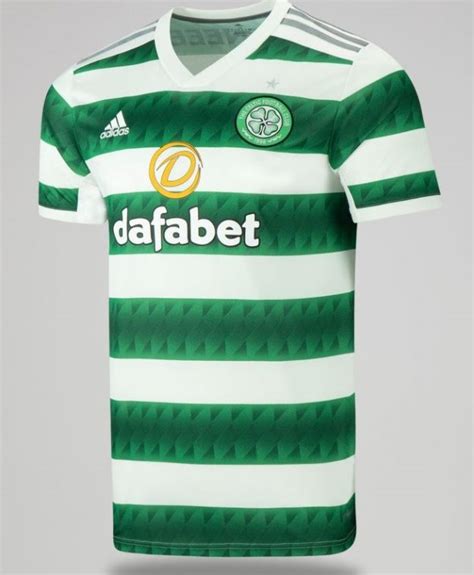 New Celtic Kit 22-23 with Silver Coloured Adidas Stripes | Glasgow Celtic Home Shirt 2022-23 ...