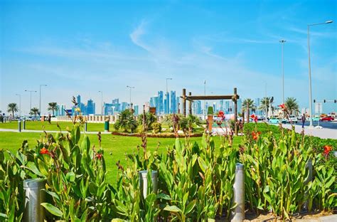 Souq Waqif Park of Doha, Qatar Stock Photo - Image of skyscraper, arabian: 115079434